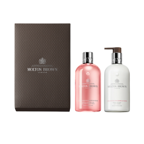 Cofanetto Delicious Rhubarb & Rose Gel  - Gift Set - Molton Brown